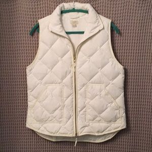 J. Crew white vest
